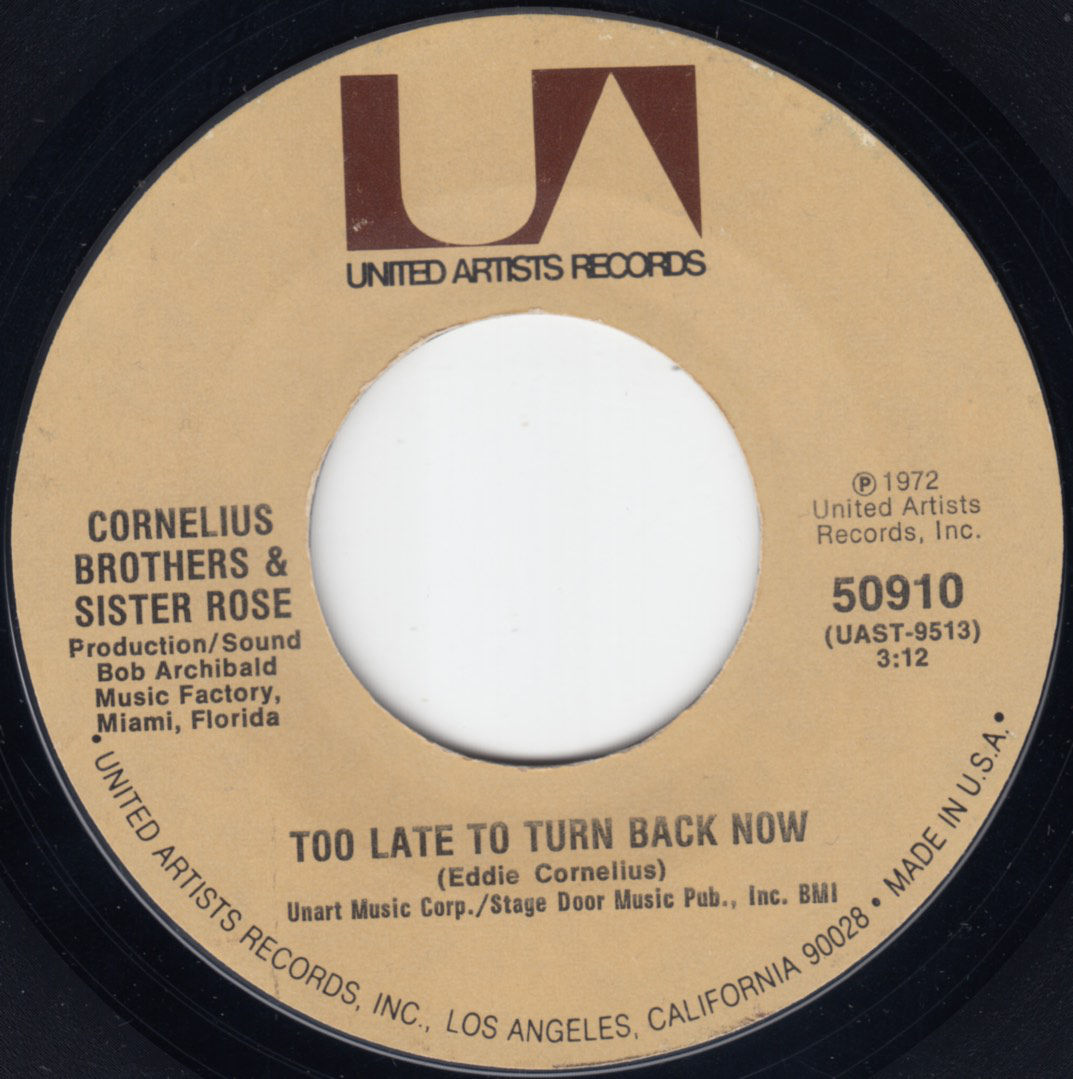 Too Late To Turn Back Now